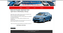 Desktop Screenshot of delightsmotors.com